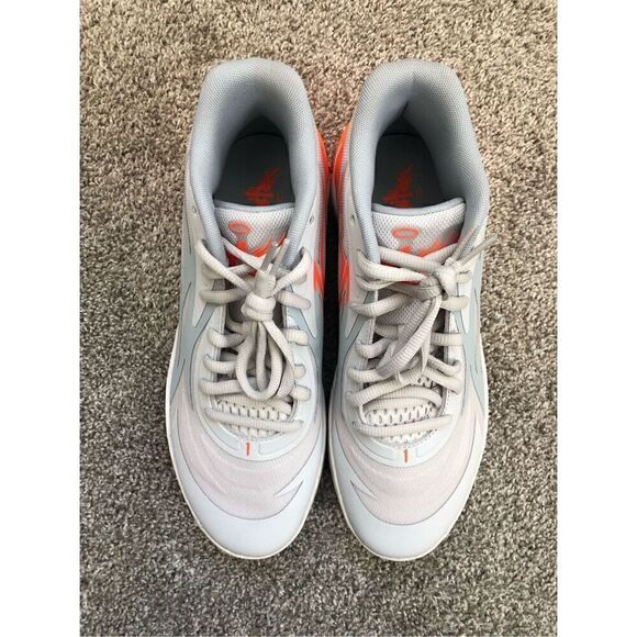 Puma Lamelo Ball MB.02 Gorange Platinum Gray Men\'s Size 10 main image 4